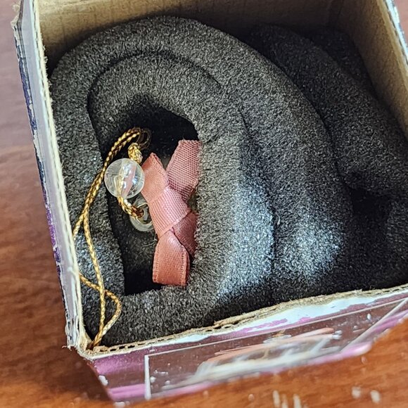 Carrousel Bell Ornaments Sparkling Crystal Bell w/Hand Painted Porcelain Horse - Picture 16 of 16